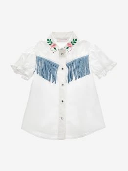 推荐Girls Rodeo Shirt in White商品