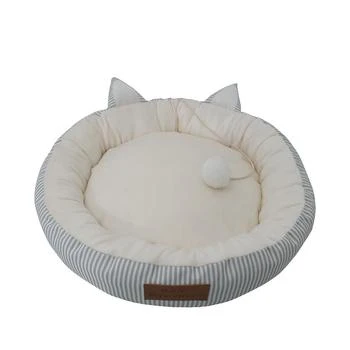 Macy's | Canvas Round Cat Bed with Toy Ball, Small,商家Macy's,价格¥135