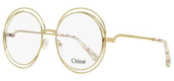推荐Chloe Women's Halo Eyeglasses CE2152N 809 Yellow Gold 54mm商品