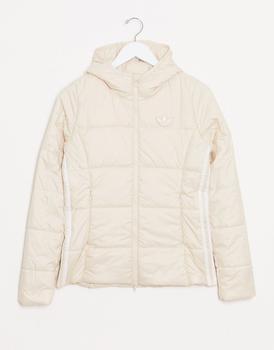 Reebok | adidas Originals slim fit padded jacket in cream商品图片,6折×额外9.5折, 额外九五折