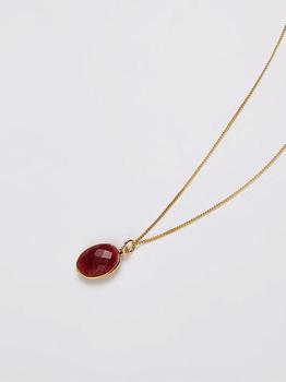 商品HEI | Oval Ruby Necklace,商家W Concept,价格¥444图片