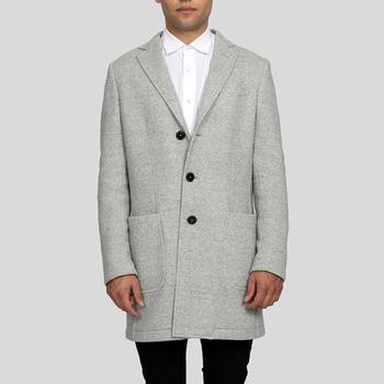 PAL ZILERI, PAL ZILERI | Light Teal Grey Classic Coat商品图片 