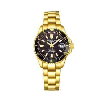 Stuhrling | Women's Gold Tone Stainless Steel Bracelet Watch 32mm商品图片,7折