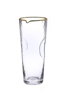 商品Classic Touch Decor | Pebble Glass Water Pitcher with Gold Rim,商家Premium Outlets,价格¥285图片