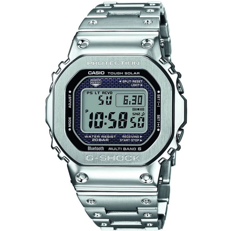 Casio | Mens Casio G-Shock Full Metal Bluetooth Watch GMW-B5000D-1ER 卡西欧手表商品图片,7.2折