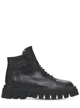 推荐55mm Leather Ankle Boots商品