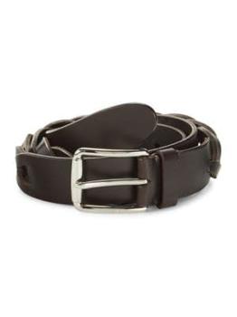 Tod's | Braided Leather Belt商品图片,3.4折×额外7.5折, 额外七五折