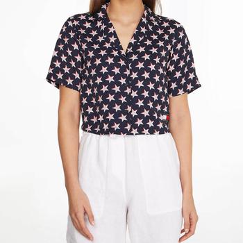 推荐Tommy Hilfiger Women's Star Lace PJ Shirt - Offset Star商品