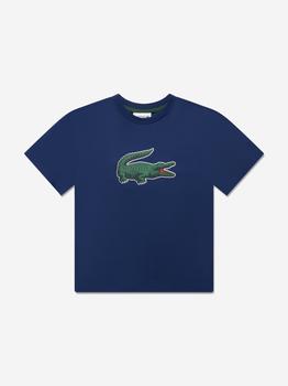 商品Lacoste | Kids Logo T-Shirt in Blue,商家Childsplay Clothing,价格¥197图片