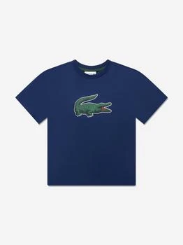 Lacoste | Kids Logo T-Shirt in Blue 额外8折, 额外八折