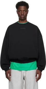 Essentials | Black Crewneck Sweatshirt 