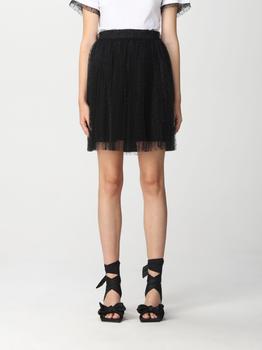 推荐Red Valentino skirt in point d'esprit tulle商品