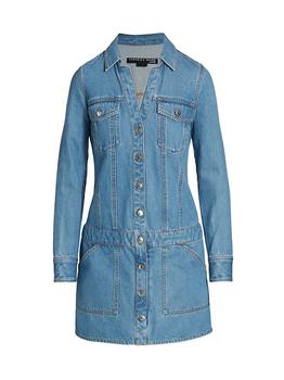 VERONICA BEARD是什么牌子, VERONICA BEARD | Cicely Drop-Waist Denim Dress商品图片 5.2折