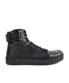 推荐Gucci 男士运动鞋 386738A38401000 �黑色商品