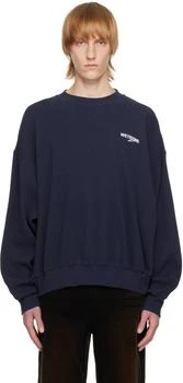 We11done | Navy Basic 1506 Sweatshirt 