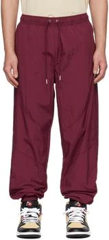 Jordan | Burgundy Statement Warm Up Track Pants 5.5折, 独家减免邮费