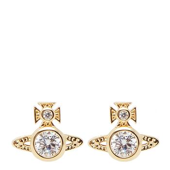 推荐Vivienne Westwood London Orb Earrings - Gold商品