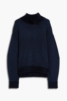 3.1 Phillip Lim | Metallic color-block knitted sweater商品图片,3折