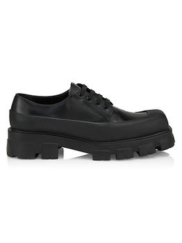 prada derby, Prada | Brushed Derby Leather Loafers商品图片 