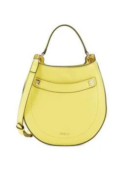 推荐Mini Afrodite Leather Two Way Top Handle Bag商品