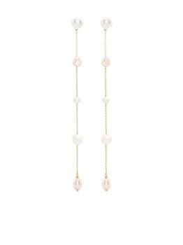 FORTE_FORTE | FORTE FORTE LONG EARRINGS WITH PEARL ACCESSORIES,商家Baltini,价格¥1331