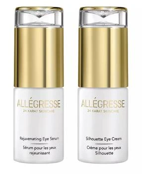 Allegresse 24 Karat Skin Care | Allegresse 24K Skincare Rejuvenating Eye 2 Piece Set,商家Macy's,价格¥1087