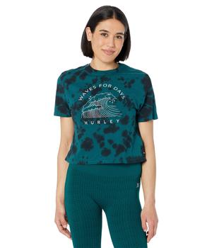 Hurley | Crown Tie-Dye Cropped Tee商品图片,6.2折