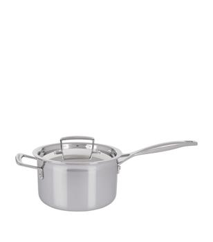 Le Creuset | 3-Ply Stainless Steel Saucepan (18cm)商品图片,额外9折, 独家减免邮费, 额外九折