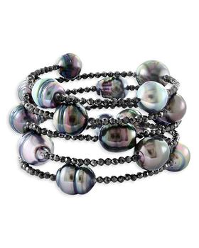 商品Bloomingdale's | Black & Tahitian Pearls Bracelet - 100% Exclusive,商家Bloomingdale's,价格¥11750图片