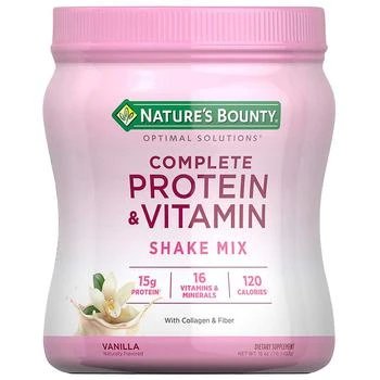Nature's Bounty | Complete Protein & Vitamin Shake Mix Vanilla,商家Walgreens,价格¥171