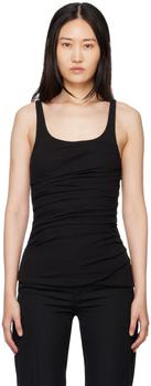 推荐Black Draped Tank Top商品