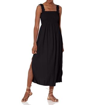 Calvin Klein | Women's Sleeveless Maxi Dress with Smocked Bodice商品图片,
