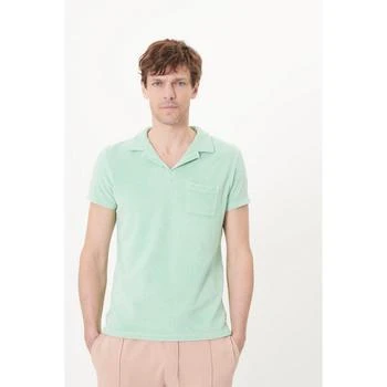 Les Garçons Faciles | Polo Olive - Almond Green,商家The Bradery,价格¥414