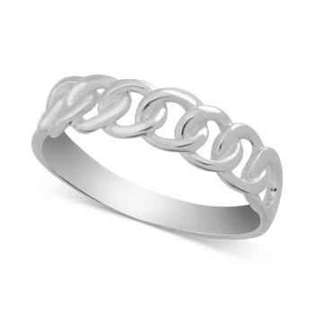 Essentials Jewelry, Essentials | Linked Ring in Silver-Plate商品图片 5折×额外7折, 额外七折