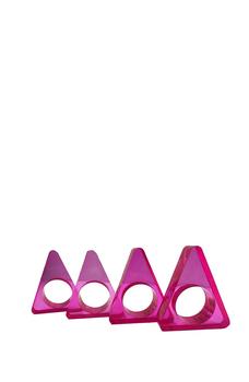 商品R16 HOME | Neon Pink Triangle Napkin Ring,商家Nordstrom Rack,价格¥215图片