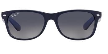 Ray-Ban | New Wayfarer Classic Polarized Blue Gradient Unisex Sunglasses RB2132 660778 55商品图片,5.9折