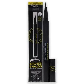 Arches and Halos | Fine Bristle Tip Pen - Espresso by Arches and Halos for Women - 0.02 oz Eyebrow Pen,商家Premium Outlets,价格¥116