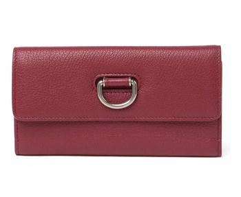 巴宝莉包包包, Burberry | Crimson Highbury D-ring Leather Wallet商品图片 6.5折
