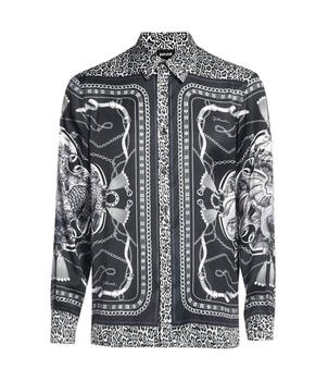 Just Cavalli | Just Cavalli Leopard-Printed Long-Sleeved Buttoned Shirt商品图片,6.4折起