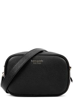 kate spade bag男包, Kate Spade | Astrid medium black leather camera bag商品图片 额外9折, 额外九折
