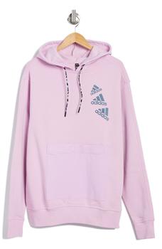 阿迪达斯卫衣, Adidas | UNITEFIT Q4 Kangaroo Zip Pocket Recycled Polyester Blend Hoodie商品图片 7.2折