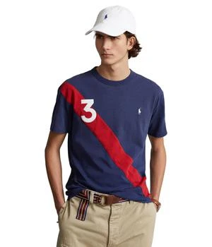 Ralph Lauren | Classic Fit Banner-Stripe Jersey T-Shirt 独家减免邮费