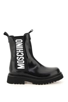 Moschino | Moschino logo combat boots商品图片,5.6折