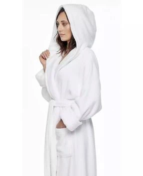 ARUS | Women's Ankle Length Hooded Low Twist Soft Turkish Cotton Bathrobe,商家Macy's,价格¥954