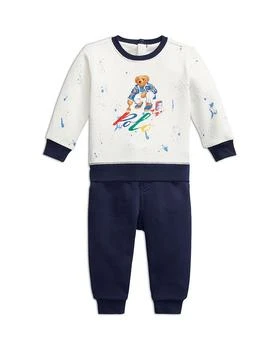 推荐Boys' Painterly Polo Bear Graphic Fleece Sweatshirt & Pants Set - Baby商品