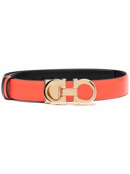 美国菲拉格慕腰带, Salvatore Ferragamo | Salvatore Ferragamo Women's Red Leather Belt商品图片 