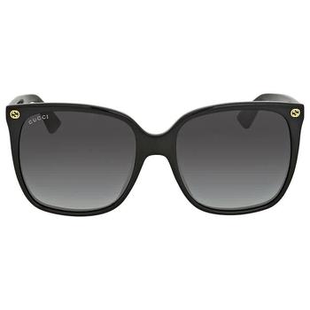 商品Gucci | Grey Gradient Cat Eye Ladies Sunglasses GG0022S 001 57,商家Jomashop,价格¥1200图片