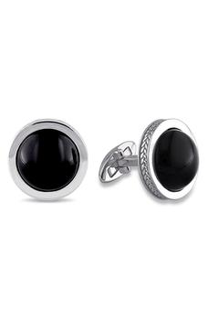 商品DELMAR | Black Onyx Bezel Cufflinks,商家Nordstrom Rack,价格¥755图片
