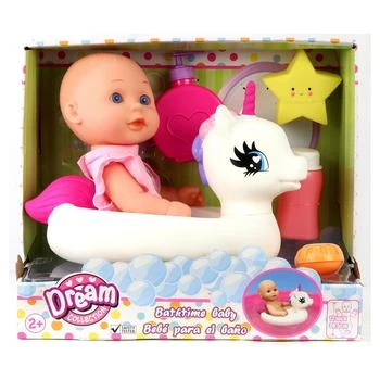Redbox | Dream Collection Bath Time 12 Inches Baby Doll With Unicorn Floatie,商家Macy's,价格¥149
