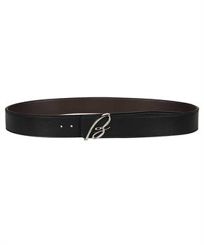 Brioni价格, Brioni | Brioni BLACK AND BLUE LEATHER Belt商品图片 7.5折
